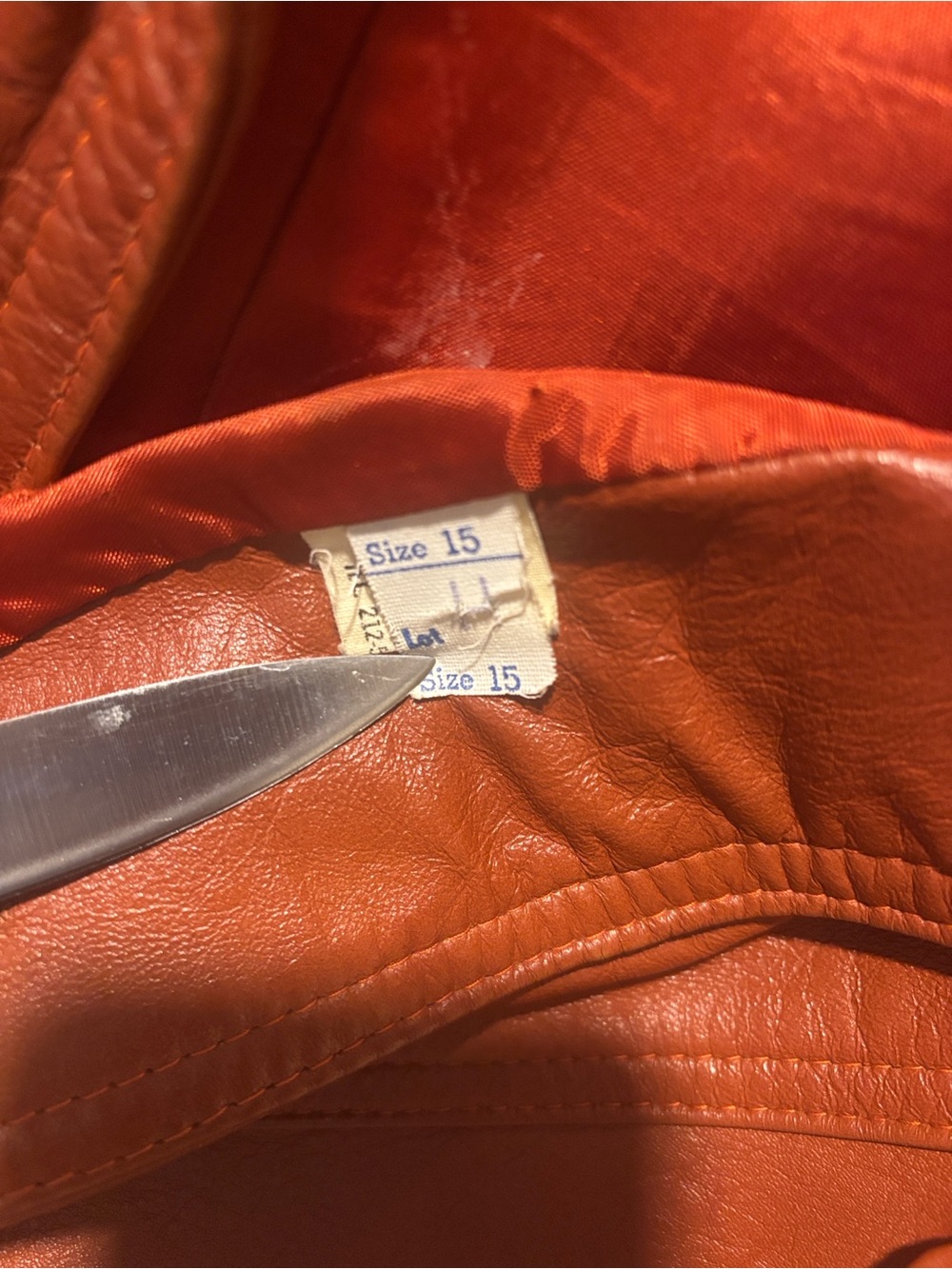 Women's Rust Orange Jacket - Picture 13 of 16